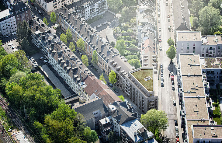 Planung von greeen! architects für Mikroapartments in der Beverstraße in Aachen