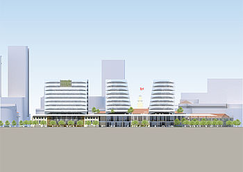 Entwurf von greeen! architects für den Neubau eines Rathauses in Ho Chi Minh City in Vietnam