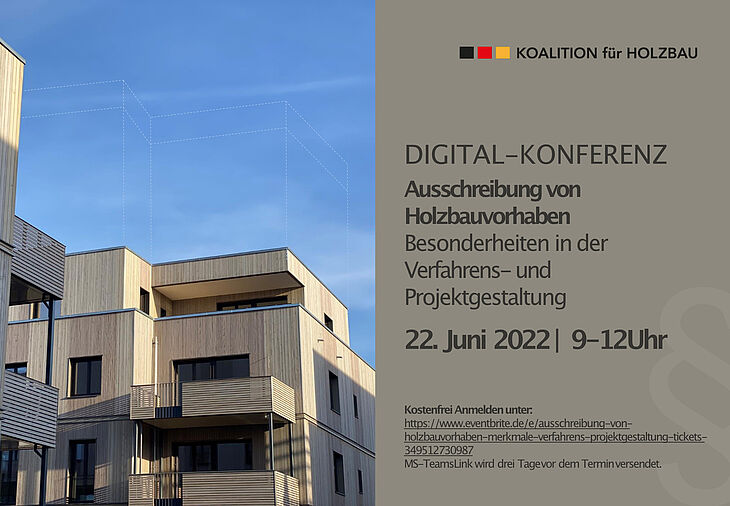 Digital Konferenz KOALITION für HOLZBAU