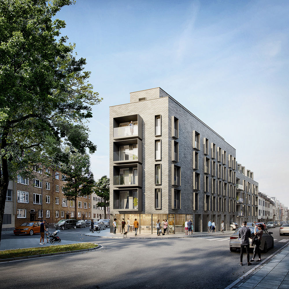 Micro apartments planned by Düsseldorf architecture firm greeen! architects at Beverstraße in Aachen