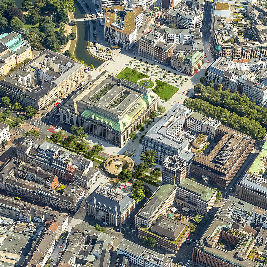 Neuplanung des Heinrich-Heine-Platzes in Düsseldorf durch das Architekturbüro greeen! architects