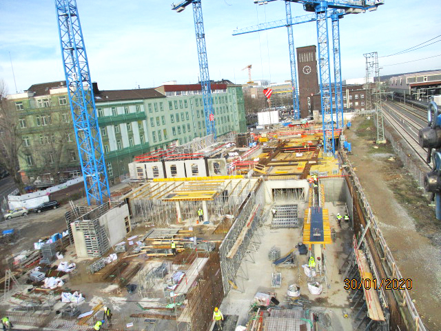 Planung des Neubaus von drei Hotels am Düsseldorfer Hauptbahnhof durch greeen! architects