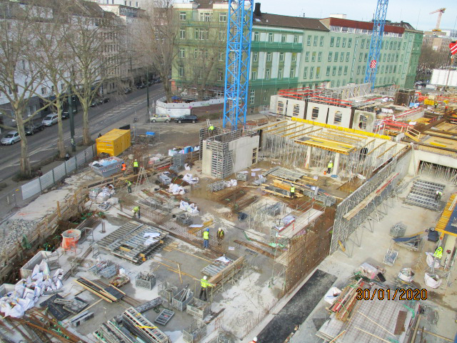 Planung des Neubaus von drei Hotels am Düsseldorfer Hauptbahnhof durch greeen! architects